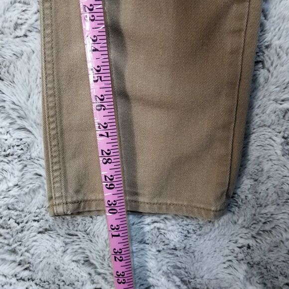 Mossimo Supply Co Jeans Mens Size 32x30 Brown Slim Straight Dark Wash Denim - Picture 4 of 12